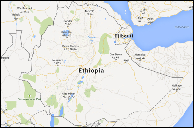 briquetting plant ethiopia map