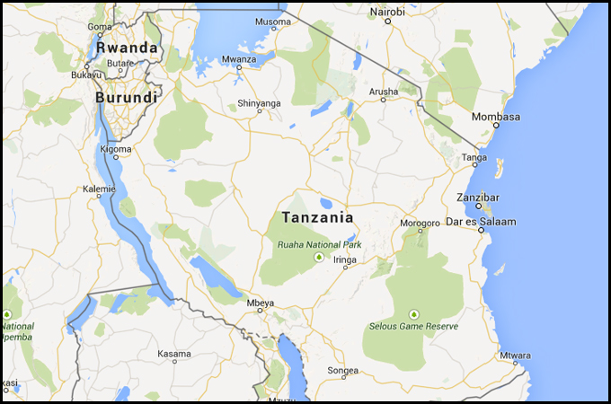 briquetting plant tanzania map